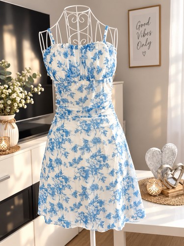 Sommer kleid m blau - m,