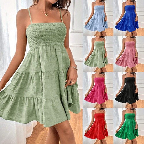 Damen bandeau trägerkleid - damen,
