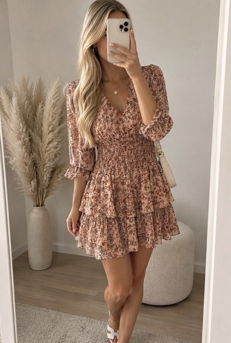 Damen kleid herber - kleid,