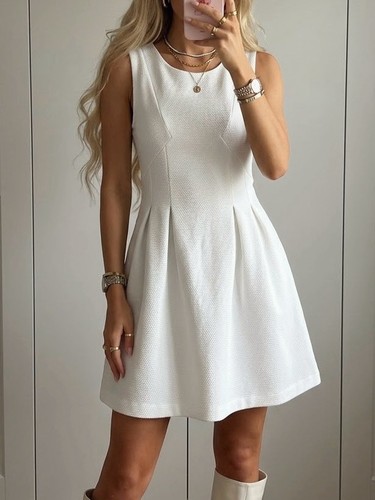 Damen sommerkleid weiß - sommerkleid,
