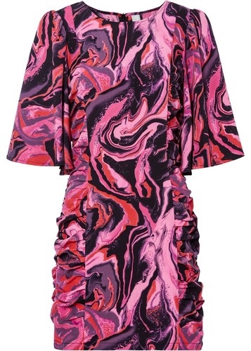 Kleid pink schwarz - gr., 40
