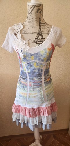 Sommerliches minikleid mit - sommerliches,