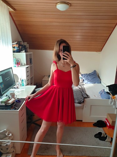 Rotes partykleid minikleid - rotes,