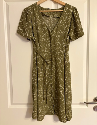 Only wickelkleid khaki - only,
