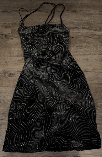 Minikleid der farbe schwarz - minikleid, in