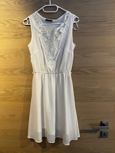 Kleid kurz sommerkleid - kleid, weiß