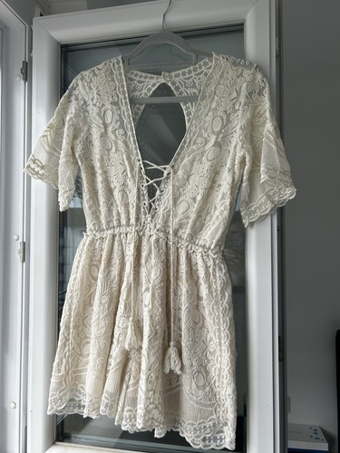 Damen minikleid beige - minikleid,