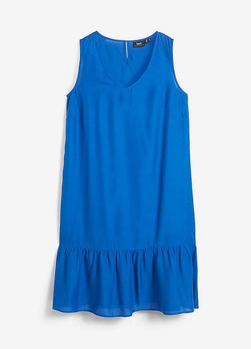 Linien kleid 38 blau - 38,