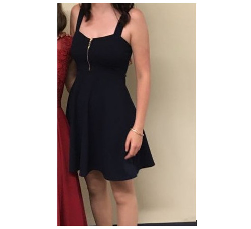 Damen kleid dunkelblau - kleid, gr.xs