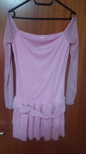 Rosa tüllkleid mit - rosa,