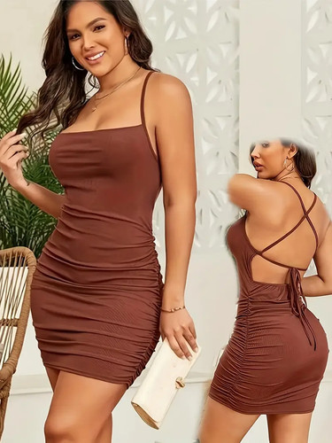 Damen sommerkleid rückenfrei - sommerkleid,