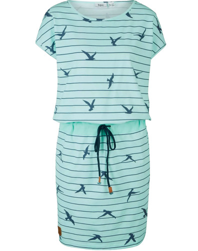 Damen kleid mint grün - kleid,