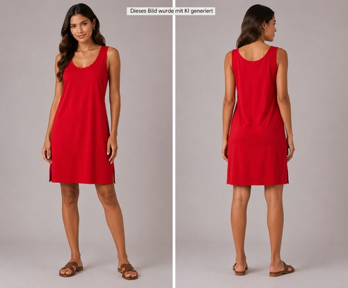 Sommerkleid 42 rot - 40/42,