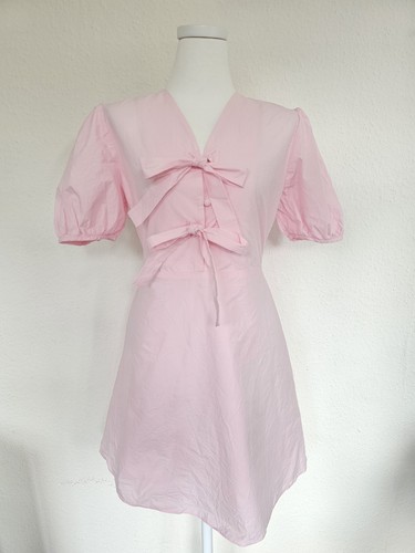 Mini kleid sommerkleid pink - mini,