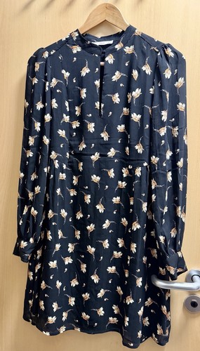 Mango mng kleid schwarz gelb - mango,