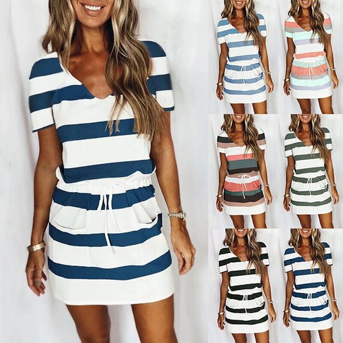 Damen boho sommer minikleid - damen,
