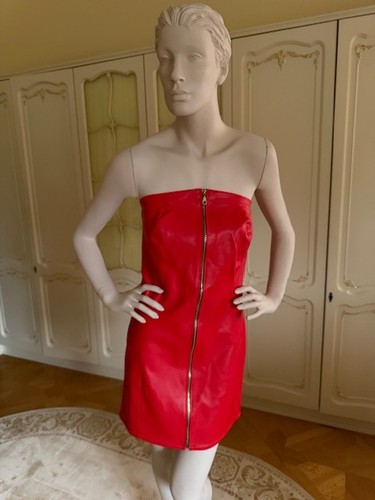 Damen minikleid lederlook - damen,