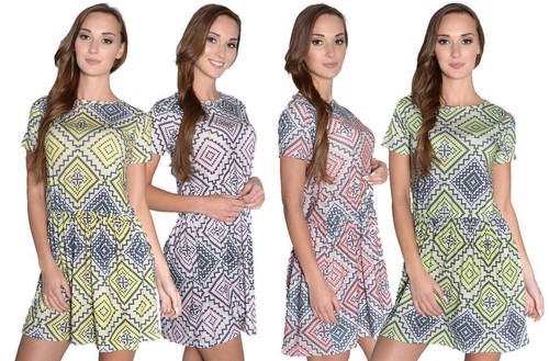 Damen kleid minikleid tunika - damen,