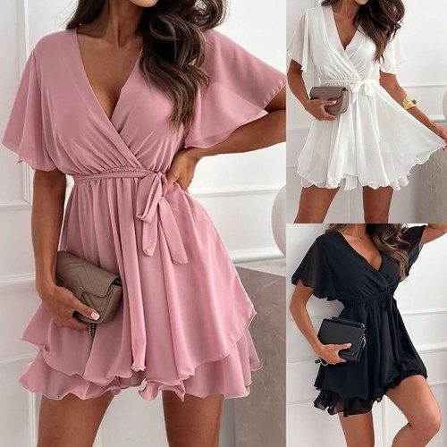 Sexy damen neck partykleid - damen,
